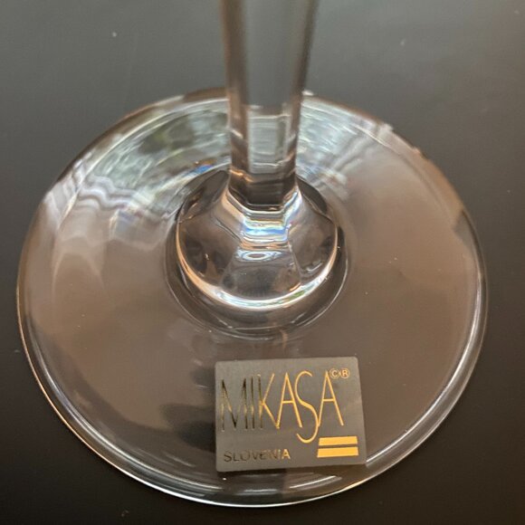 Vintage Mikasa Summer Breeze Crystal Martini Glass - Set of 6 - Picture 2 of 4